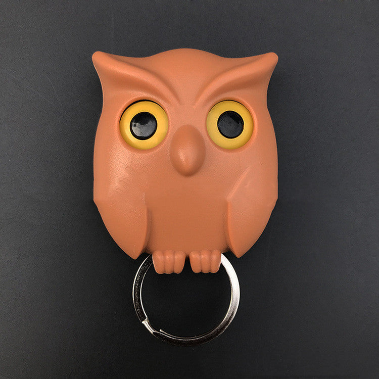 Night Owl Magnetic Wall Key Holder Wall Magnets Keep Keychains Hooks